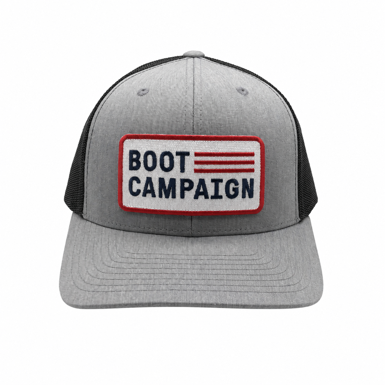 Heather Grey/Black Trucker Hat