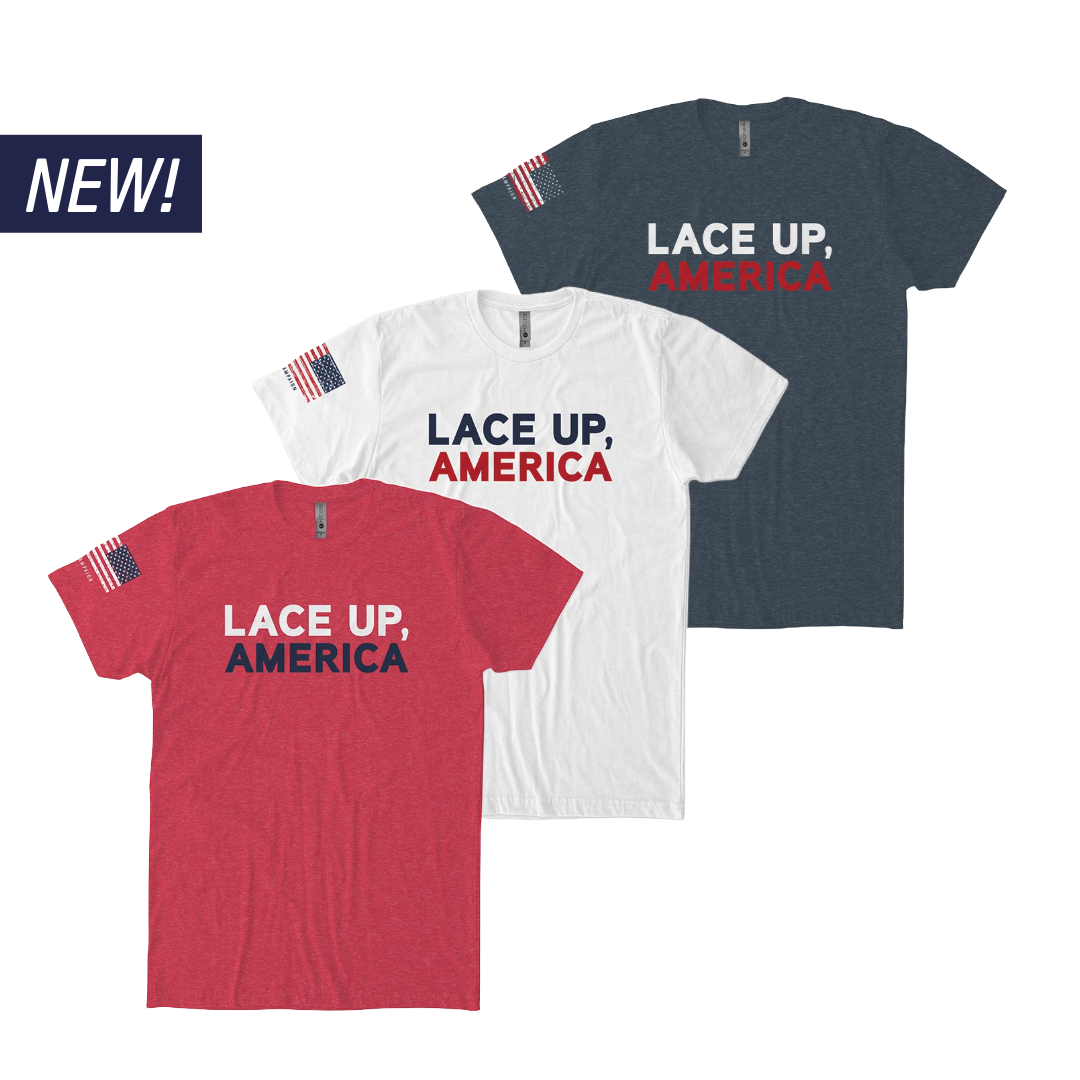 Lace Up, America Tee