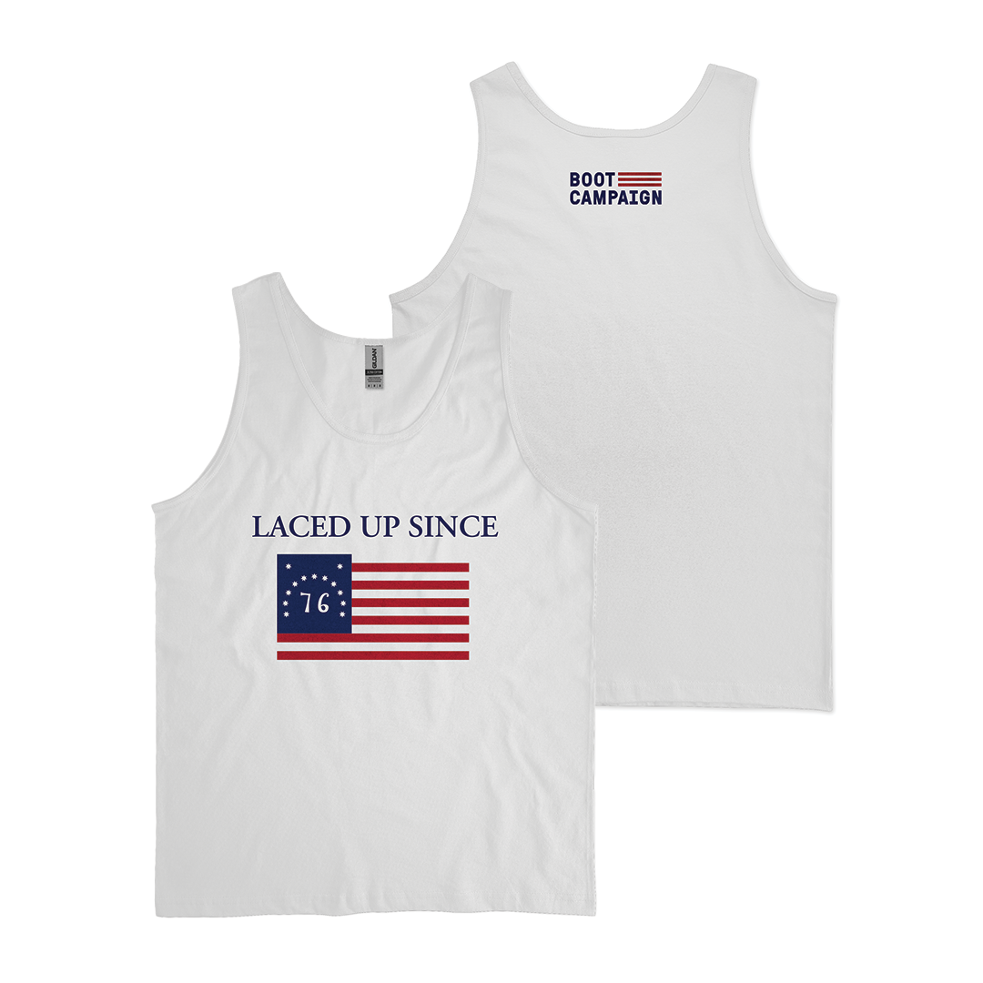 Laced Up Since 1776 - Tank, Tee & Sweatshirt