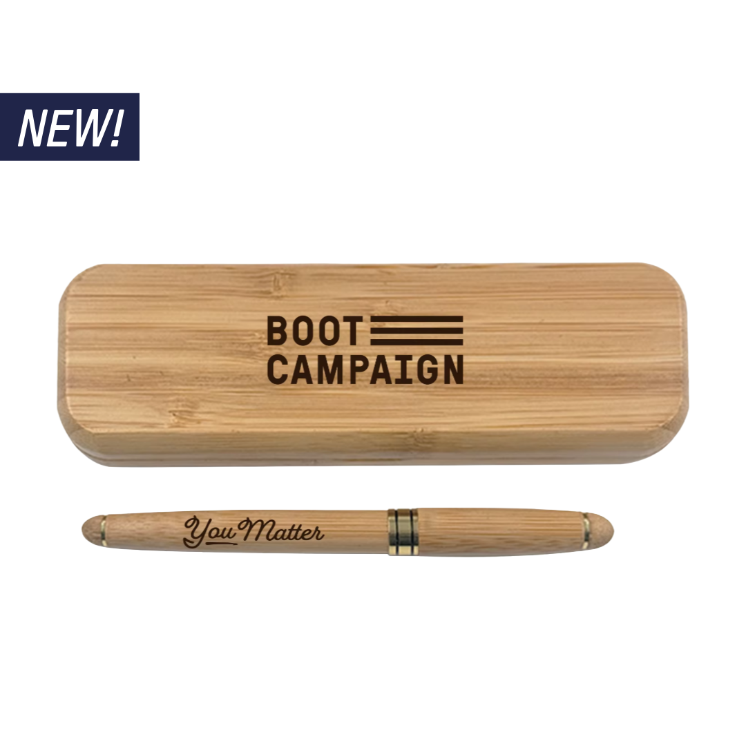 YOU MATTER Bamboo Pen & Case Set