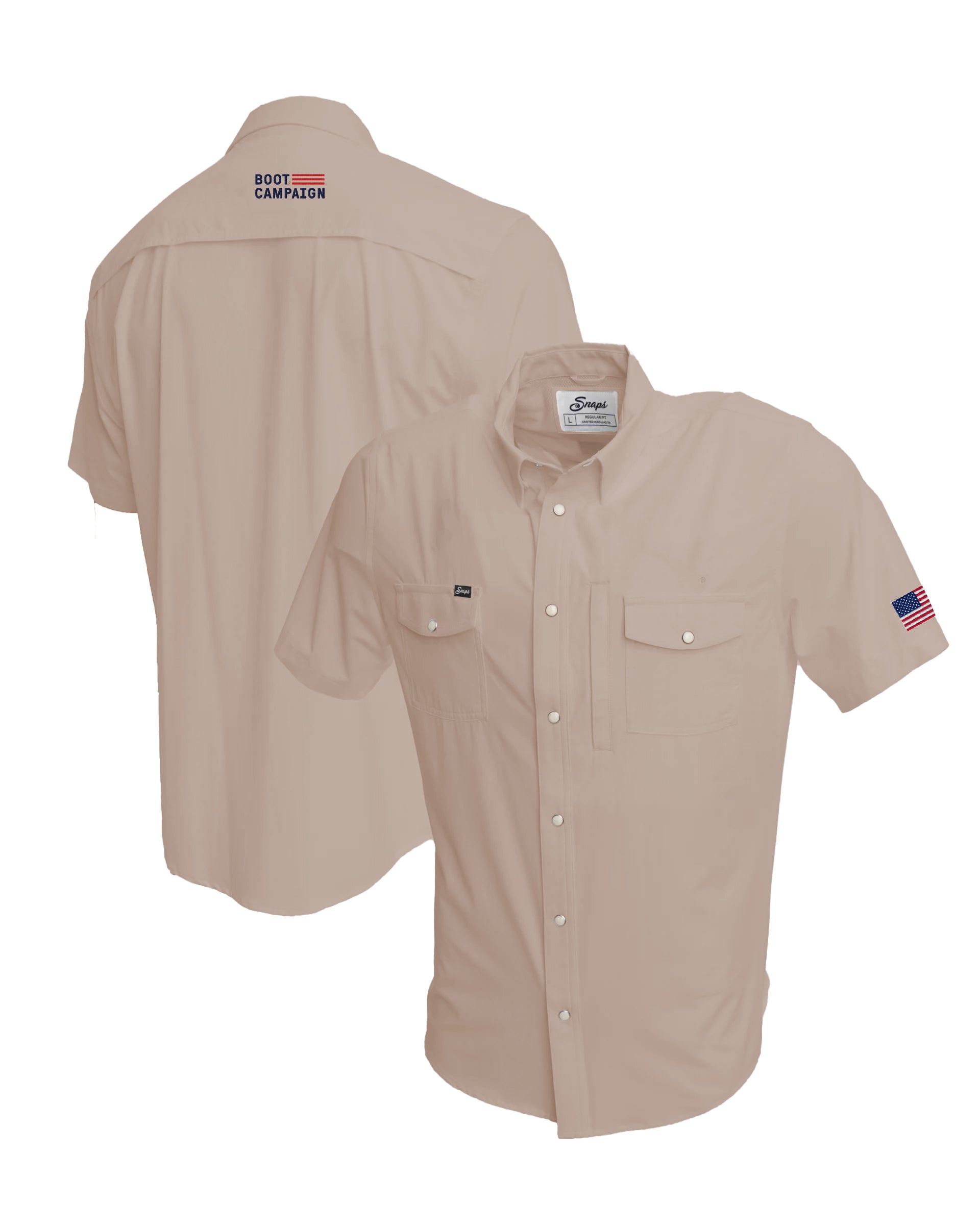 THE TRAVELER BOOT CAMPAIGN SHIRT BY SNAPS