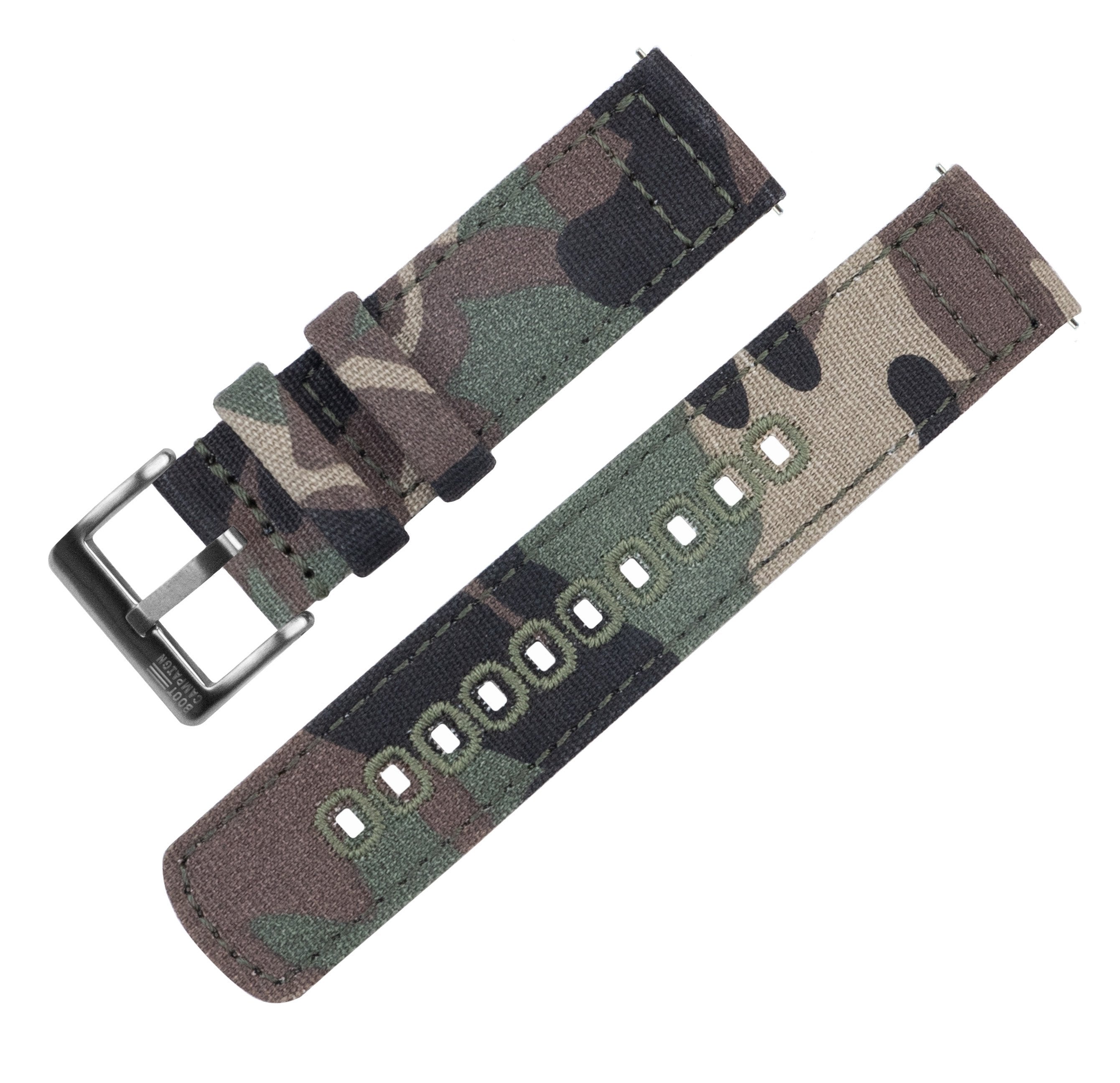 Camouflage Crafted Canvas Watch Band