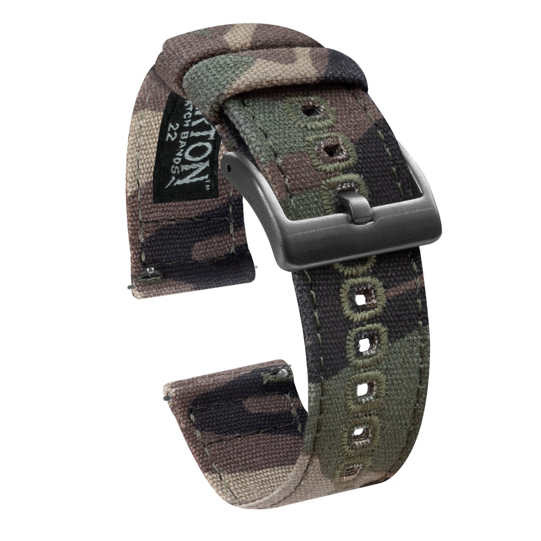 Camouflage Crafted Canvas Watch Band