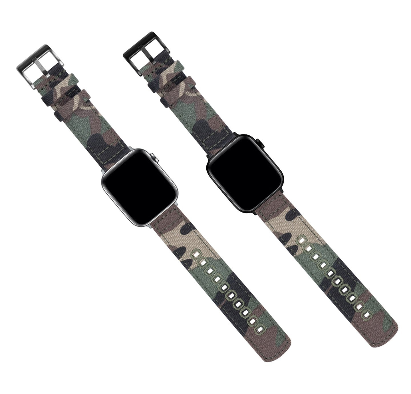 Camouflage Canvas Watch Band