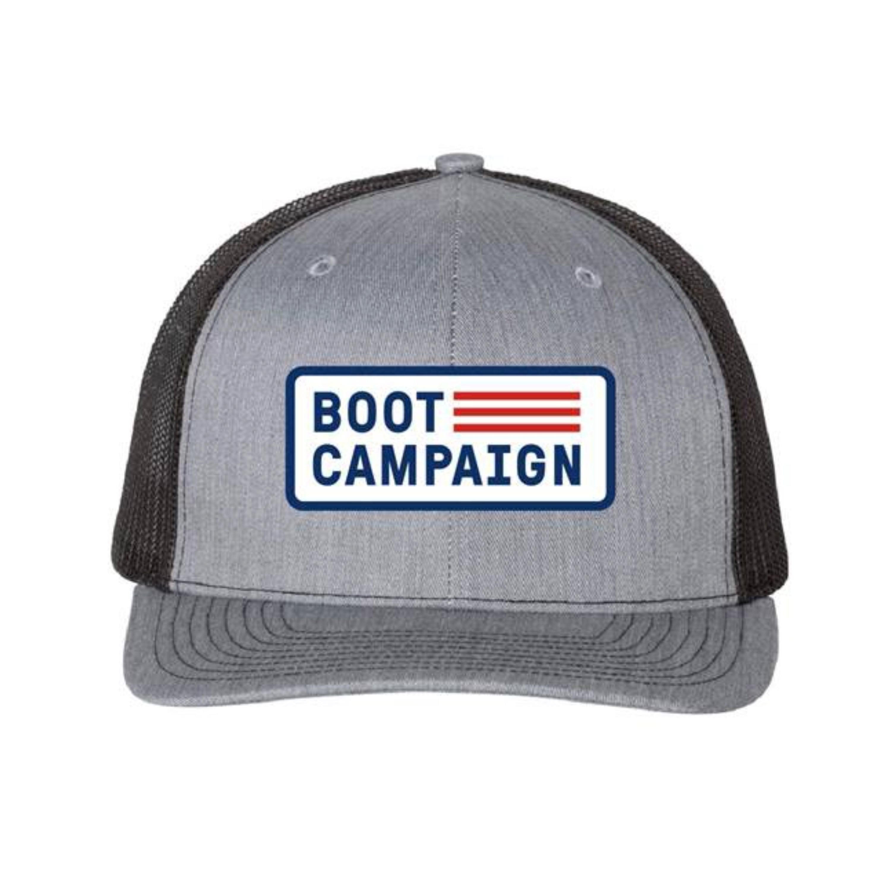 Richardson Heather Grey/Black Trucker Hat